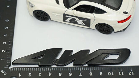 DK Tuning Arazi Off Road 4WD Siyah ABS Yazı Logo Amblem