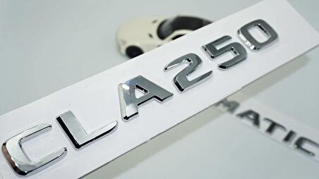 DK Tuning Benz CLA 250 4Matic Bagaj Krom ABS 3M 3D Yazı Logo