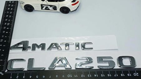 DK Tuning Benz CLA 250 4Matic Bagaj Krom ABS 3M 3D Yazı Logo