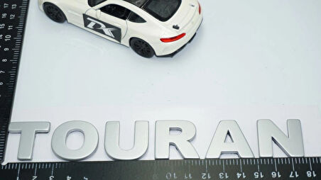 DK Tuning Touran Bagaj Gri ABS 3M Yazı Logo Volkswagen İle Uyumlu