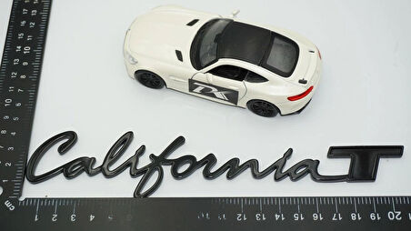 DK Tuning California T Bagaj Siyah Yazı Logo Amblem Ferrari İle Uyumlu