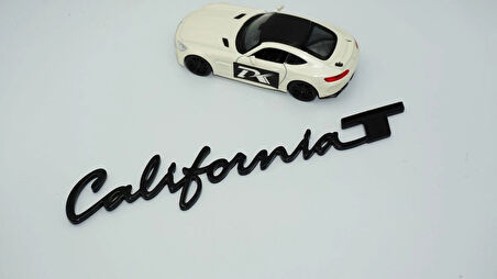 DK Tuning California T Bagaj Siyah Yazı Logo Amblem Ferrari İle Uyumlu