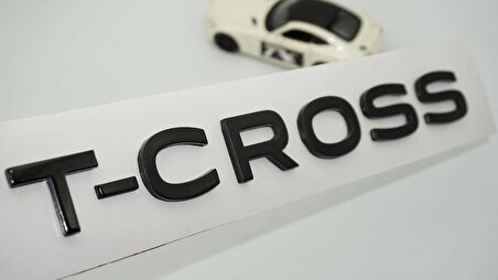 DK Tuning VW Volkswagen T-Cross Bagaj Siyah ABS Yazı Logo Amblem