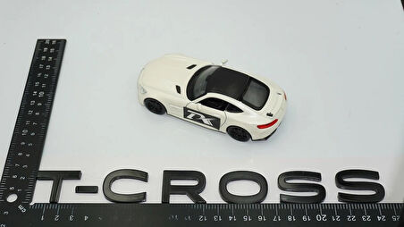 DK Tuning VW Volkswagen T-Cross Bagaj Siyah ABS Yazı Logo Amblem