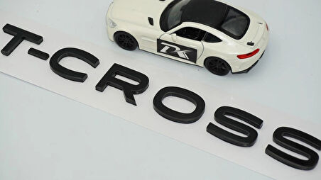 DK Tuning VW Volkswagen T-Cross Bagaj Siyah ABS Yazı Logo Amblem