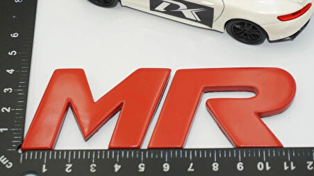 DK Tuning Lancer Evolution MR Kırmızı Bagaj Yazı Logo Mitsubishi İle Uyumlu