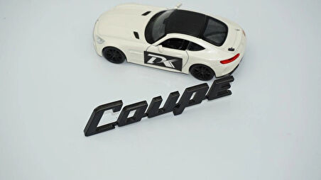 DK Tuning Coupe Siyah ABS 3M 3D Bagaj Yazı Logo