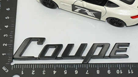 DK Tuning Coupe Siyah ABS 3M 3D Bagaj Yazı Logo