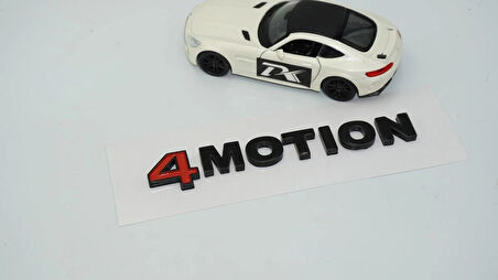 DK Tuning 4 Motion Bagaj Siyah ABS Logo Yazı Volkswagen İle Uyumlu