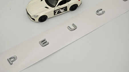 DK Tuning Peugeot Bagaj 2019 2023 3M 3D Krom ABS Yazı Logo