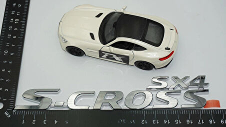 DK Tuning SX4 S-Cross Bagaj Krom Yazı Logo Suzuki İle Uyumlu