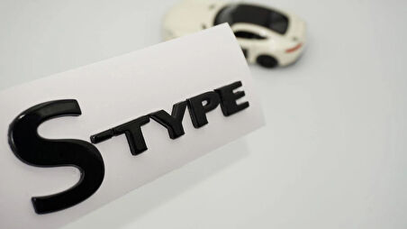 DK Tuning S Type Bagaj Siyah Yazı Logo 2001 2010 Jaguar İle Uyumlu