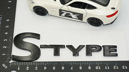 DK Tuning S Type Bagaj Siyah Yazı Logo 2001 2010 Jaguar İle Uyumlu