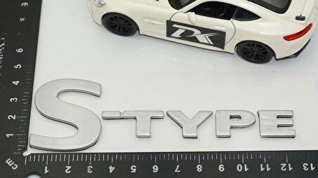 DK Tuning S Type Gri Bagaj Yazı Logo 2001 2010 Jaguar İle Uyumlu