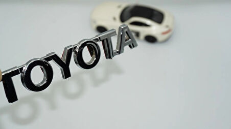 DK Tuning Toyota 11,5cm Bagaj 3M 3D Krom ABS Logo Amblem