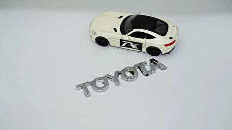 DK Tuning Toyota 11,5cm Bagaj 3M 3D Krom ABS Logo Amblem