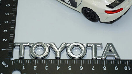 DK Tuning Corolla Bagaj 3M Krom ABS Logo Amblem Toyota İle Uyumlu