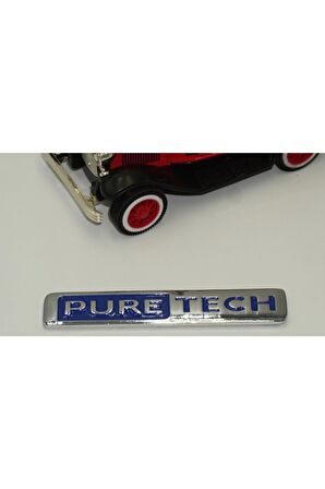 Citroen C3 Uyumlu Puretech Krom Metal 3m 3d Bagaj Logo Amblem Orjinal Ürün