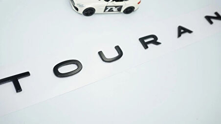 DK Tuning Touran Yeni Bagaj Siyah ABS Yazı Logo Volkswagen İle Uyumlu