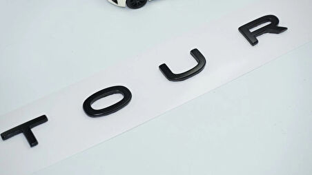 DK Tuning Touran Yeni Bagaj Siyah ABS Yazı Logo Volkswagen İle Uyumlu