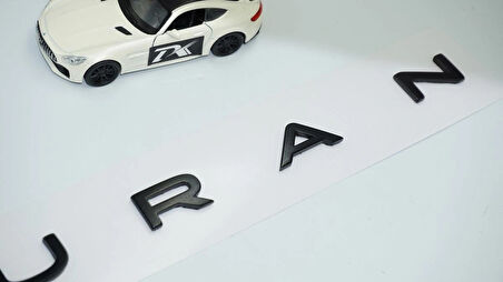 DK Tuning Touran Yeni Bagaj Siyah ABS Yazı Logo Volkswagen İle Uyumlu