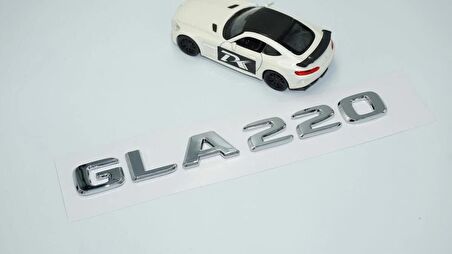 DK Tuning GLA 220 Bagaj Krom ABS 3M 3D Yazı Logo Benz İle Uyumlu