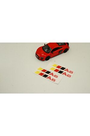 Audi A6 Uyumlu Logo Motor Kapağı Damla Silikon Plaka Logo Arma Amblem Yeni Stil