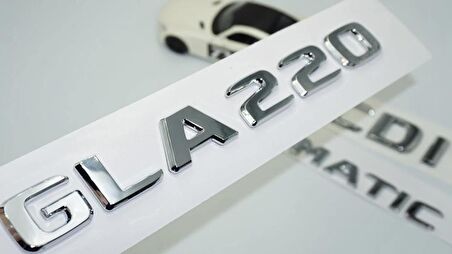 DK Tuning GLA220 CDi 4Matic Bagaj Krom ABS Yazı Benz İle Uyumlu