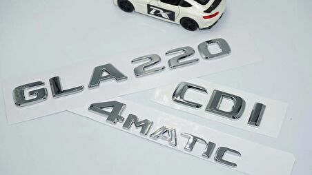 DK Tuning GLA220 CDi 4Matic Bagaj Krom ABS Yazı Benz İle Uyumlu