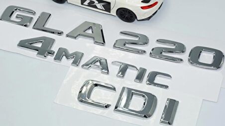 DK Tuning GLA220 CDi 4Matic Bagaj Krom ABS Yazı Benz İle Uyumlu