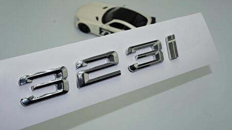 Dk 323i Bagaj Krom Metal 3m 3d Yazı Logo Bmw İle Uyumlu