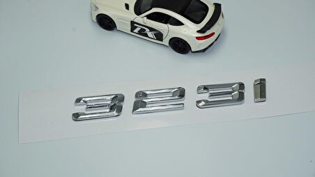 Dk 323i Bagaj Krom Metal 3m 3d Yazı Logo Bmw İle Uyumlu
