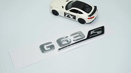 DK Tuning G63S Bagaj Krom Siyah ABS 3M 3D Yazı Logo Benz İle Uyumlu
