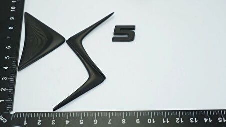 DK Tuning DS5 Bagaj Siyah Logo Arma Yazı Citroen İle Uyumlu