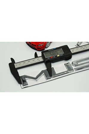 DK Mustang Bagaj 3M Krom Metal Yazı Logo Amblem