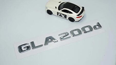 DK Tuning GLA 200d Bagaj Krom ABS 3M 3D Yazı Logo Benz İle Uyumlu