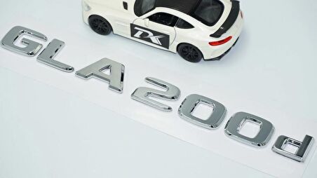 DK Tuning GLA 200d Bagaj Krom ABS 3M 3D Yazı Logo Benz İle Uyumlu
