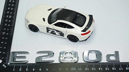 DK Tuning E280d Bagaj Krom ABS 3M 3D Yazı Logo Benz İle Uyumlu