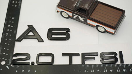 DK Tuning Audi A6 2.0 TFSi Parlak Siyah ABS Bagaj Yazı Logo Arma