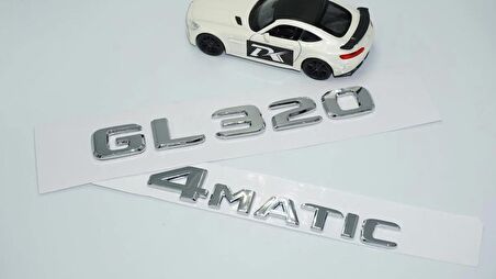 DK Tuning GL320 4Matic Bagaj Krom ABS Yazı Logo Benz İle Uyumlu