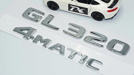 DK Tuning GL320 4Matic Bagaj Krom ABS Yazı Logo Benz İle Uyumlu