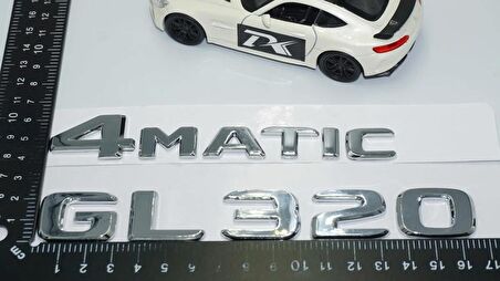 DK Tuning GL320 4Matic Bagaj Krom ABS Yazı Logo Benz İle Uyumlu