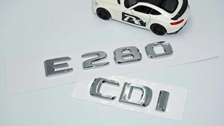 DK Tuning E280 CDi Bagaj Krom ABS 3M 3D Yazı Logo Benz İle Uyumlu