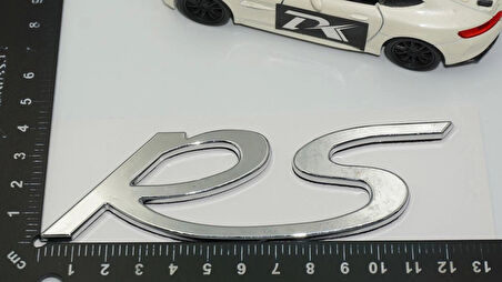 DK Tuning Porsche RS Bagaj Gümüş Krom ABS Yazı Logo Amblem