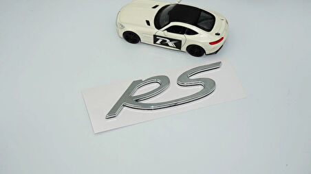 DK Tuning Porsche RS Bagaj Gümüş Krom ABS Yazı Logo Amblem