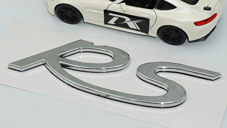 DK Tuning Porsche RS Bagaj Gümüş Krom ABS Yazı Logo Amblem