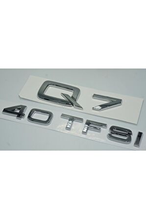 Audi Q7 40 Tfsi Krom Abs 3m 3d Bagaj Yazı Logo Orjinal Ürün