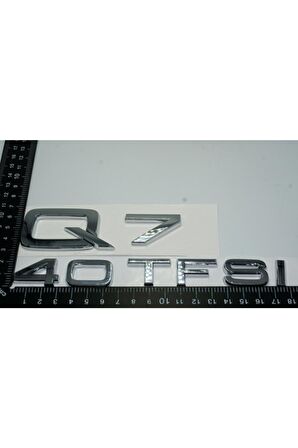 Audi Q7 40 Tfsi Krom Abs 3m 3d Bagaj Yazı Logo Orjinal Ürün