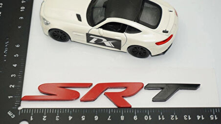 DK Tuning Dodge Challenger Billet SRT Kırmızı Siyah Logo Arma