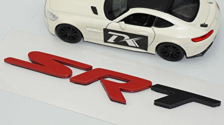DK Tuning Dodge Challenger Billet SRT Kırmızı Siyah Logo Arma